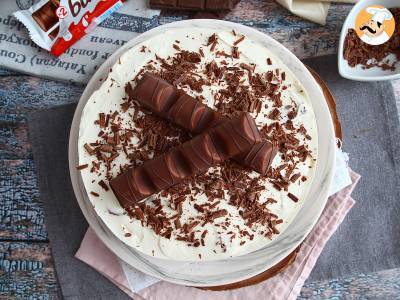 Báječný nepečený tvarohový koláč Kinder Bueno - foto 2