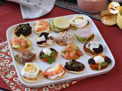 Blini talíř s náplněmi, ideální pestrý aperitiv pro sváteční období - foto 3