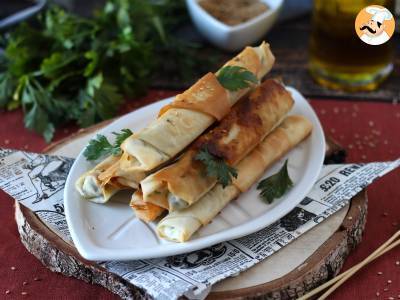 Börek se sýrem feta a petrželkou