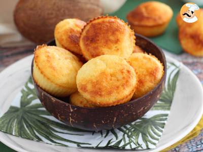 Brazilské kokosové muffiny - Queijadinhas