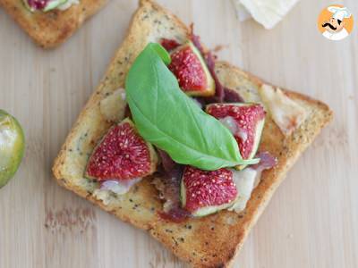 Bruschetta s fíky, parmazánem a parmskou šunkou - foto 3