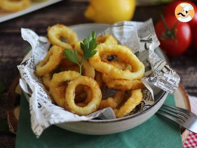 Calamares a la romana - chobotnice obalené v těstíčku