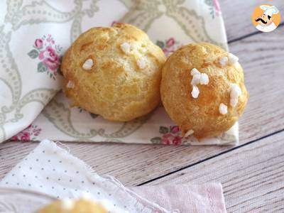 Chouquettes, choux s perlovým cukrem - foto 3