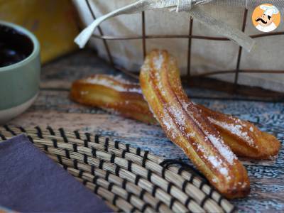 Churros připravené ve fritéze na vzduchu