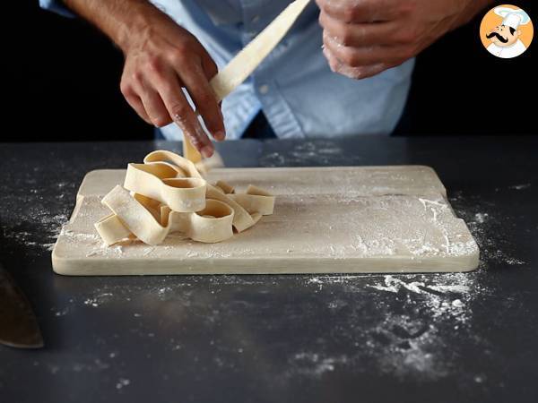 Domácí vaječné pappardelle: recept vysvětlený krok za krokem - foto 2