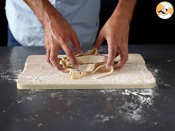 Domácí vaječné pappardelle: recept vysvětlený krok za krokem - foto 3