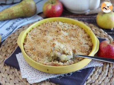 Extra křupavý a rozplývající se jablečno-hruškový crumble - foto 5