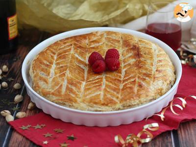 Frangipane malinová pistáciová galette des rois