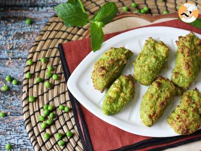 Hráškové a feta karbanátky ve fritéze: chutné a velmi rychlé na přípravu! - foto 5