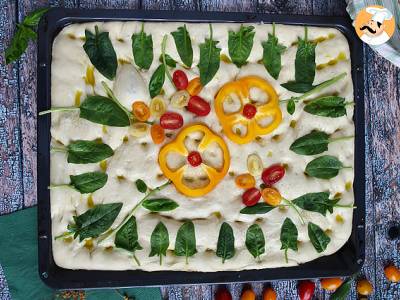 Květy focaccia - focaccia art - foto 2