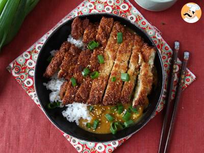 Lilek obalený ve strouhance panko, japonské kari ve stylu katsu, ale vegetariánské - foto 5