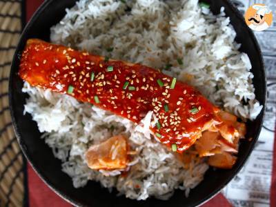 Losos na korejský způsob s omáčkou gochujang připravený za 8 minut - foto 4