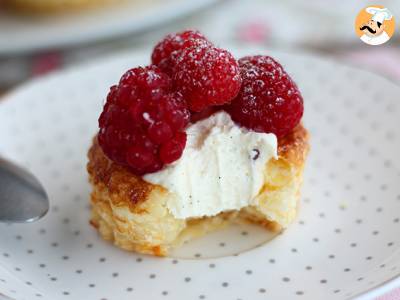 Maliny a mascarpone vol au vents - foto 4