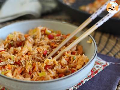 Nasi goreng, indonéský pokrm z rýže - foto 5