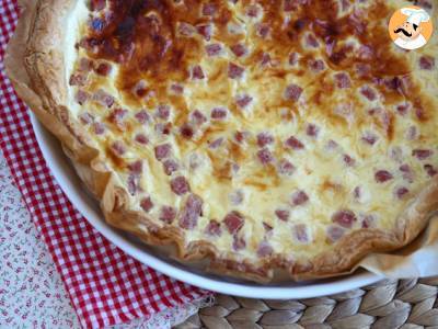 Nízkotučný quiche se šunkou, sýrem a jogurtem! - foto 2