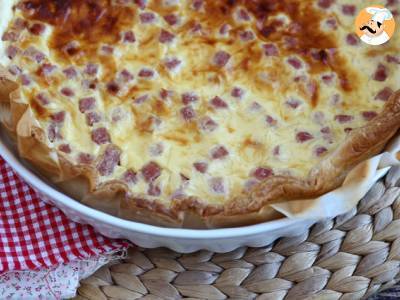 Nízkotučný quiche se šunkou, sýrem a jogurtem! - foto 4