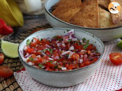 Pico de gallo a domácí tortilla chipsy - foto 3