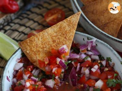 Pico de gallo a domácí tortilla chipsy - foto 4