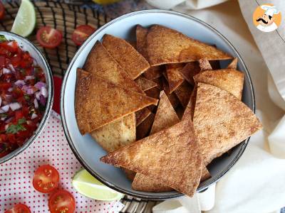 Pico de gallo a domácí tortilla chipsy - foto 5