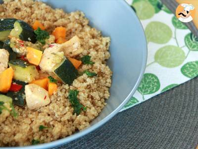 Quinoa se zeleninou a kuřecím masem - foto 2