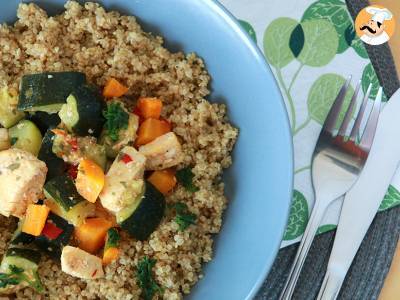 Quinoa se zeleninou a kuřecím masem - foto 3