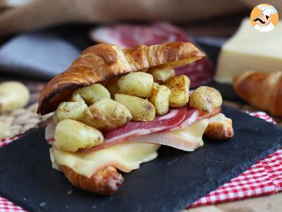 Raclette croissant sendvič pro lahodný brunch!