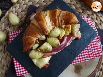 Raclette croissant sendvič pro lahodný brunch! - foto 2