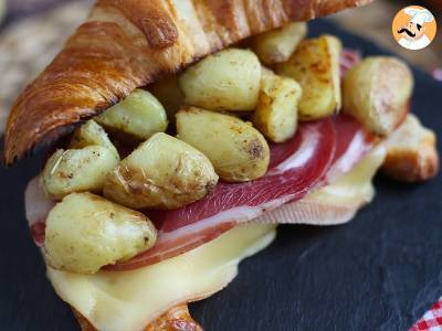 Raclette croissant sendvič pro lahodný brunch! - foto 3