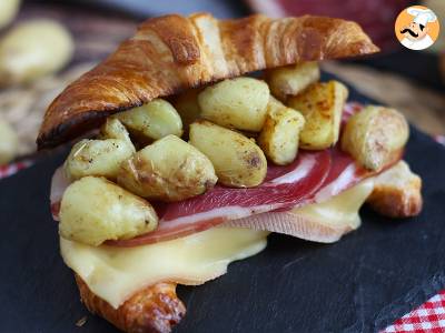 Raclette croissant sendvič pro lahodný brunch! - foto 5