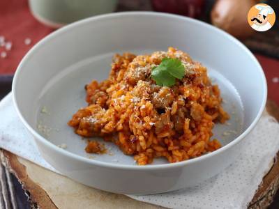 Risotto 'nduja a klobása, první chod s intenzivní chutí - foto 3