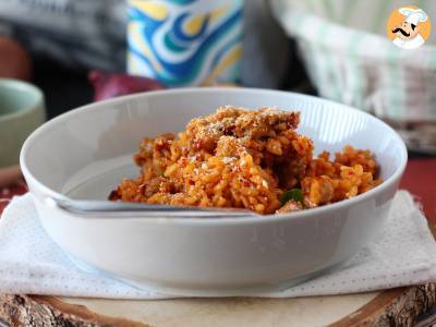 Risotto 'nduja a klobása, první chod s intenzivní chutí - foto 4