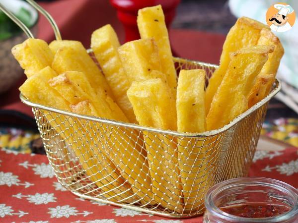 Smažená polenta bez pocitu viny: křupavá, zlatavá a dokonalá ve fritéze Air Fryer!