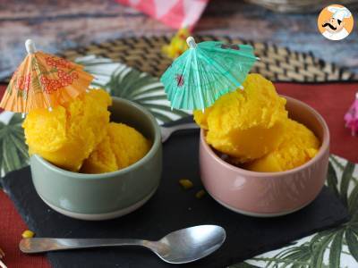 Sorbet z manga a limetky z pouhých 3 ingrediencí, hotový za 5 minut! - foto 3