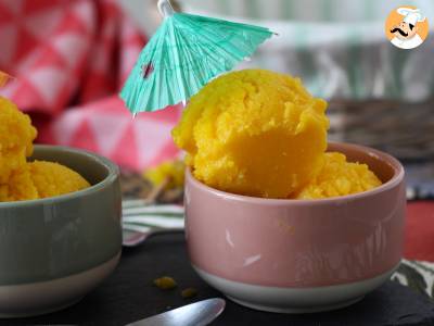 Sorbet z manga a limetky z pouhých 3 ingrediencí, hotový za 5 minut! - foto 6