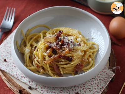 Spaghetti alla carbonara, pravý italský recept na karbohydráty! - foto 3