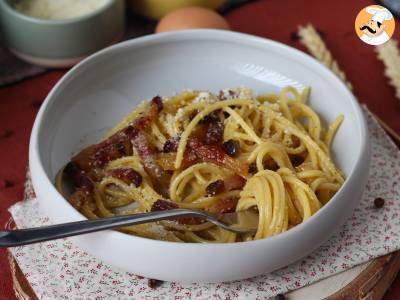 Spaghetti alla carbonara, pravý italský recept na karbohydráty! - foto 4