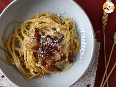 Spaghetti alla carbonara, pravý italský recept na karbohydráty! - foto 5