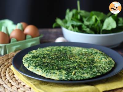 Špenátová omeleta, snadný a chutný vegetariánský druhý chod - foto 3