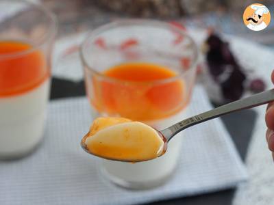 Vanilková panna cotta s meruňkovým coulis - foto 4