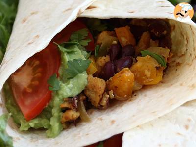 Vegetariánské fajitas s texturovaným sójovým proteinem - foto 2