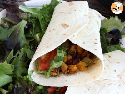 Vegetariánské fajitas s texturovaným sójovým proteinem - foto 4