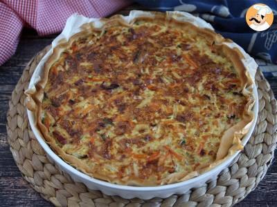 Zeleninový quiche se slaninou, který všichni milují!