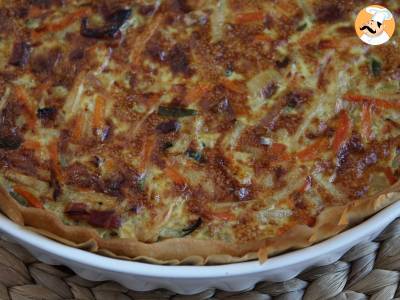 Zeleninový quiche se slaninou, který všichni milují! - foto 3